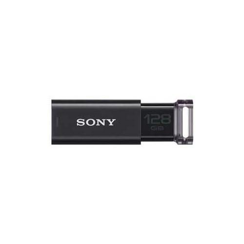 ソニー USB3.0対応 USBメモリー ポケットビット 128GB ブラック USM128GU-B...
