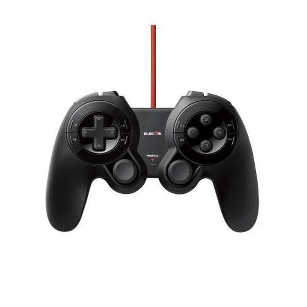 エレコム マクロ機能搭載"DUX"MMO有線ゲームパッド JC-DUX60BK