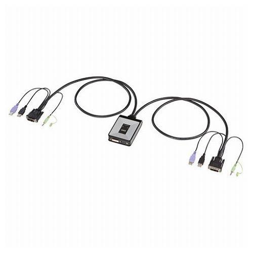 サンワサプライ パソコン自動切替器 2:1 SW-KVM2DUN 代引不可