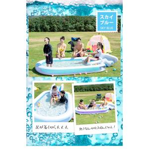 プール すべり台付き ファミリープール 大型 ...の詳細画像1