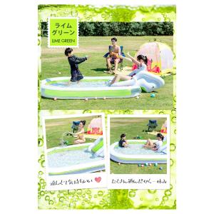 プール すべり台付き ファミリープール 大型 ...の詳細画像2