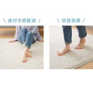 ラグ 下敷き 厚手 洗える 180×240cm...の詳細画像3