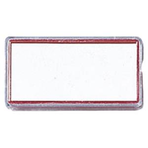 クラウン マグタッチカラー名札 小 赤 1 個 CR-MG80-R 文房具 オフィス 用品