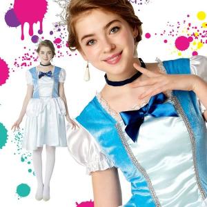 ハロウィン 衣装 即出荷 ロイヤルブループリンセス Ladies コスプレ 仮装 コスチューム レディース