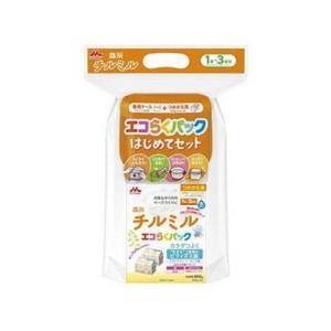 森永乳業 森永チルミル エコらくパックハジメテ 1セット ベビーミルク