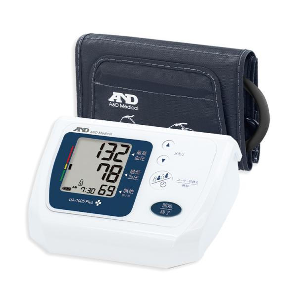 A&amp;D エー・アンド・デイ デジタル血圧計 UA-1005Plus 上腕式 不規則脈波表示 使いやす...