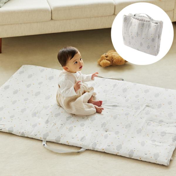 D by DADWAY 持ち運べる お昼寝マットドリーミングスター お昼寝 洗える アウトドア用 赤...