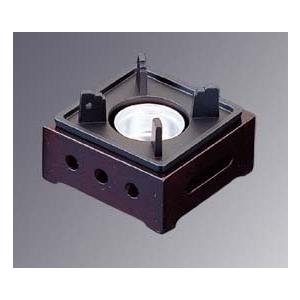 アルミ 民芸風 こんろ ブラウン 小 M-10-780 代引不可