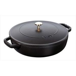 staub ブレイザー ソテーパン 28cm（ブラック） Staub（ストウブ） 鍋 26cm ブレイザー ソテーパン ブラック 生涯保証