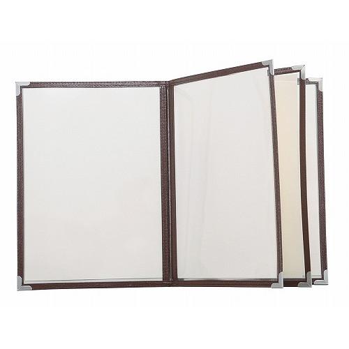 クイックメニューブック B5サイズ QM-50 8ページ ブラウン 32584 代引不可