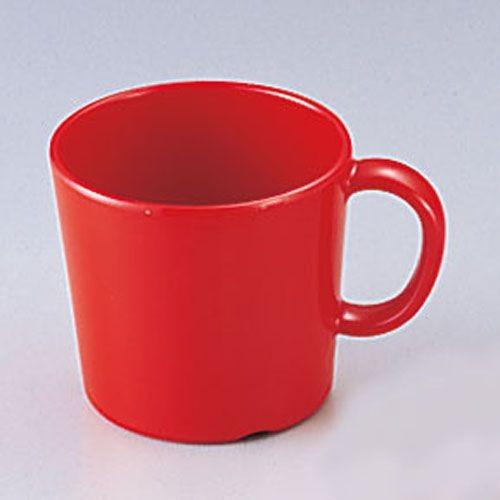 エンテック メラミン 手付コップ No.83 赤 RKTY201