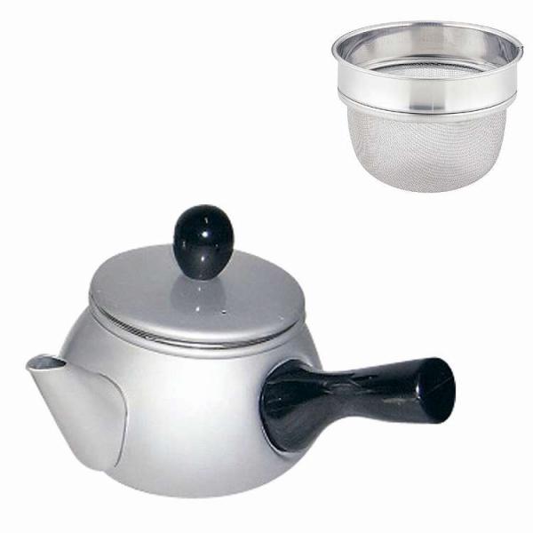 アルマイト ドリーム急須 横手 シルバー 代引不可