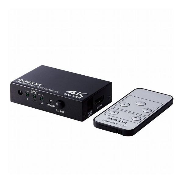 HDMI切替器 3ポート PC ゲーム機 マルチディスプレイ ミラーリング 専用リモコン付き DH-...