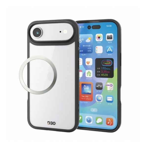 エレコム ELECOM iPhone Air ケース ハイブリッド D3O R 超衝撃保護 磁気吸着...