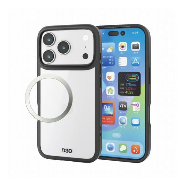 エレコム ELECOM iPhone 17 Pro ケース ハイブリッド D3O R 超衝撃保護 磁...