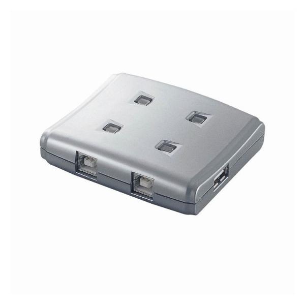 エレコム USB2.0手動切替器 4切替 USS2-W4 代引不可