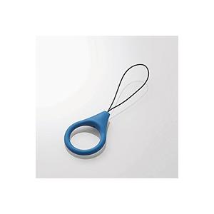 ELECOM エレコム スマートフォン用フィンガーストラップ/シリコン/L P-STF01LBUD ...