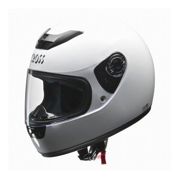 リード工業 CROSSフルフェイスヘルメットWH ホワイト CR715WH