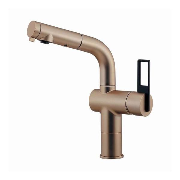 184425BGBシングルレバ引出混合栓SGD カクダイ 184-425B-GB 代引不可