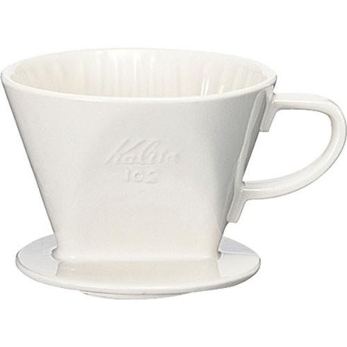 カリタ Kalita 陶器製コーヒードリッパー 102-ロト ホワイト 02001