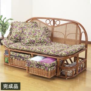 ラタンチェア 2人掛け 幅160cm ラタンソファ 完成品 二人用 2P チェア