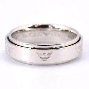 emporio armani エンポリオアルマーニ eg3050040512/r リング silve...