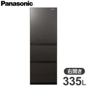 全国配送可 パナソニック Panasonic 3ドア 右開き 冷蔵庫 335L ダークブラウン NR-C344GC-T 代引不可｜rcmdse