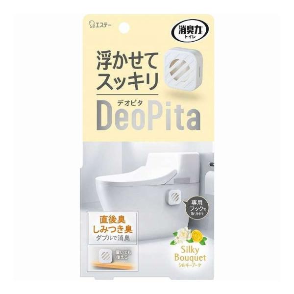 単品15個セット 消臭力 DeoPita トイレ用 本体 シルキーブーケ エステー 1個 代引不可