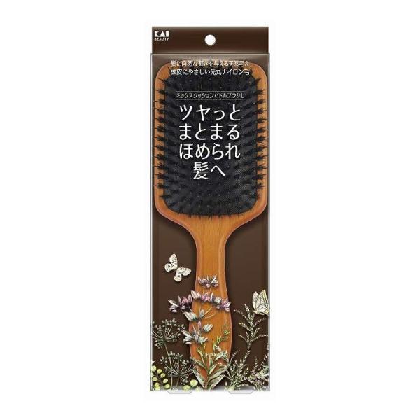 単品7個セット KQ3194 ミックスクッションパドルブラシL 貝印 1個 代引不可