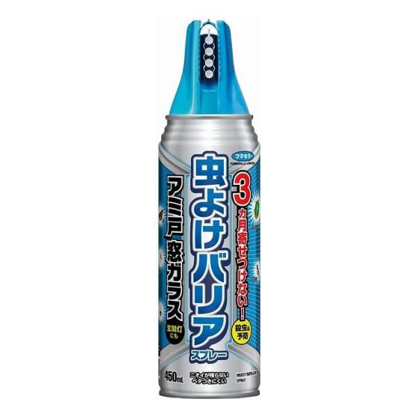 6個セット フマキラー フマキラ- 虫よけバリアスプレ-アミ戸窓ガラス 450ml 代引不可