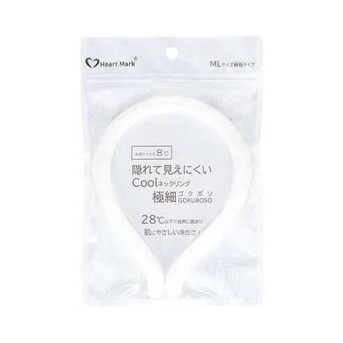 クールネックリング ホワイト極細 ML KK物産 代引不可 メール便