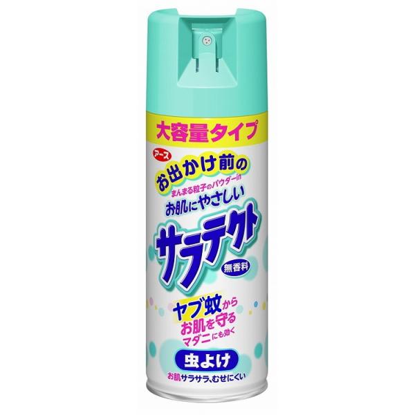 単品10個セット サラテクト無香料大型400ML アース製薬 代引不可