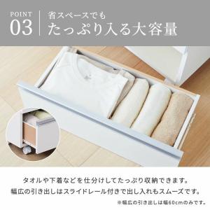 完成品 日本製 ランドリー収納 ランドリーチェ...の詳細画像5