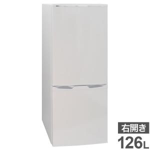 冷蔵冷凍庫 126L 2段 直冷式 省エネ 製氷トレー 右開き コンパクト 一人暮らし 冷蔵庫 冷凍庫 代引不可｜rcmdse