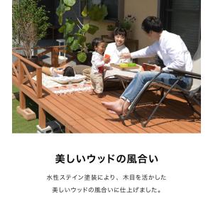 ウッドデッキ 90 ※ウッドデッキ90単品 縁...の詳細画像3