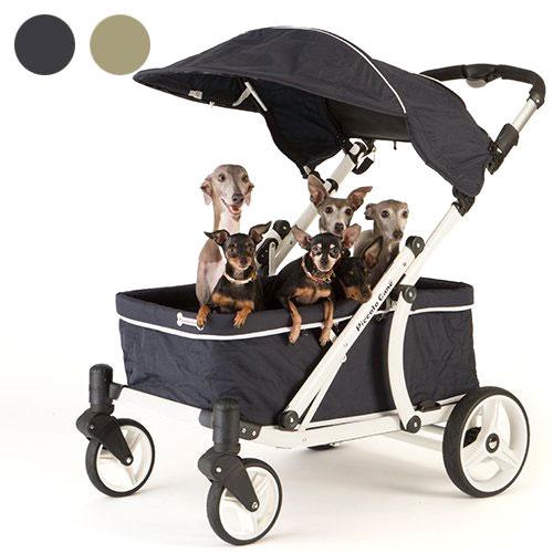 ピッコロカーネ クレア ペットカート 多機能 低重心 スロープ付 マット付 折りたたみ 折り畳み フ...