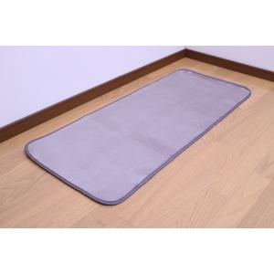 洗えるキッチンマット 50×120cm 長方形 フランネルマット 洗える キッチン ホットカーペット対応 おしゃれ 韓国 