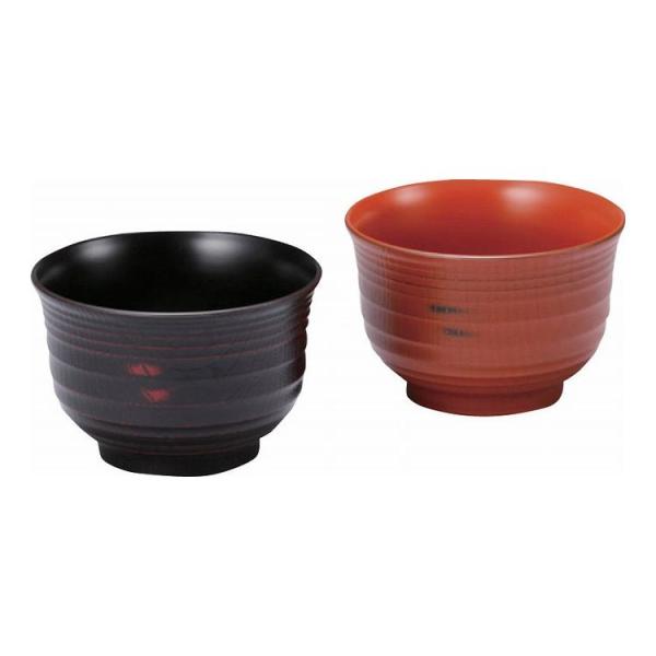 山中塗 根来・曙汁椀ペア 2605 代引不可