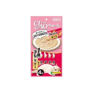 6個セット CIAO ちゅ~る 1歳までの子ねこ用 まぐろ 14g×4本 x6