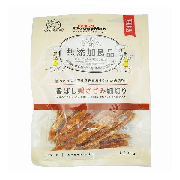 6個セット ドギーマン 無添加良品 香ばし鶏ささみ 細切り 120g x6