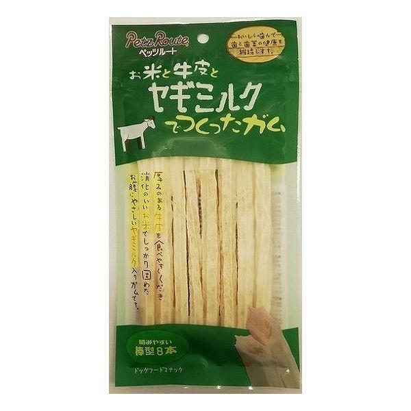 6個セット ペッツルート お米と牛皮とヤギミルクでつくったガム 棒型 8本 x6