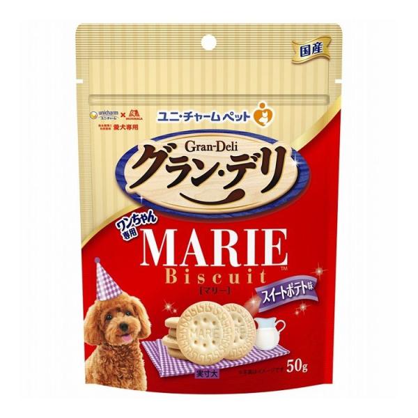 12個セット ユニチャーム グラン・デリ ワンちゃん専用マリービスケット スイートポテト味 50g