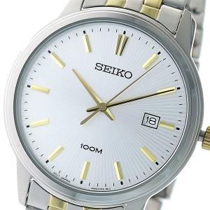 セイコー Seiko クオーツ メンズ 腕時計 時計 シルバー 代引不可 アウトレット 送料無料 Sur263p1 シルバー ゴールド