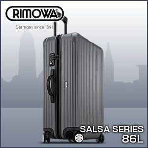 RIMOWA リモワ  SALSA サルサ マルチホイール TSAロック付 4輪キャリーケース マットグレー 86L 838.70 83870 810.70.35.4 81070354｜rcmdse