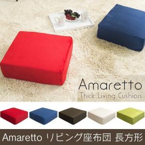 Amaretto アマレット リビング座布団 長方形 CN-60R 低反発 クッション 代引不可