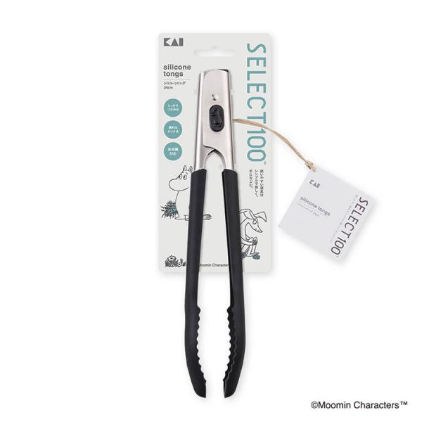 貝印 セレクト 100 × ムーミン シリコーントング 24cm シリコン シリコーン トング 00...