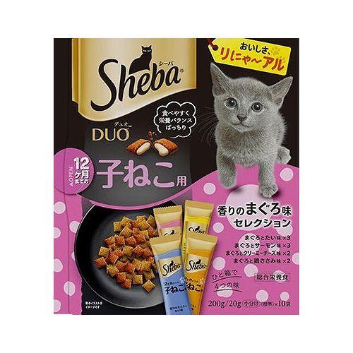 シーバ デュオ 12ヶ月まで子猫用まぐろ味セレクション200g