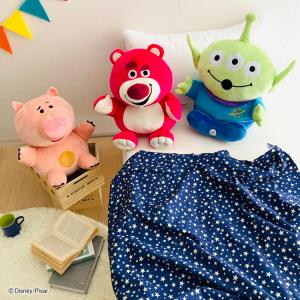 ディズニー Disney パペット付き 抱き枕 ハム ロッツォ リトル・グリーン・メン 抱きまくら ピロー クッション ぬいぐるみ キャラクター 代引不可