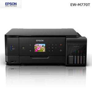 エプソン EPSON エコタンク搭載モデル EW-M770T ブラック プリンター 白黒 カラー A4 コピー インクジェットプリンター スキャナー｜rcmdse