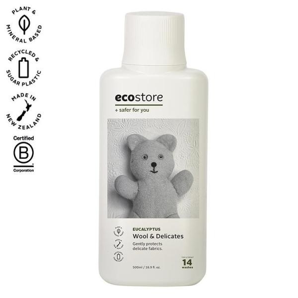 単品10個セット ecostore デリケート&amp;ウールウォッシュ おしゃれ着用 500mL エコスト...